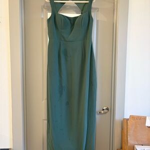 Azazie goddess straps Green Dress